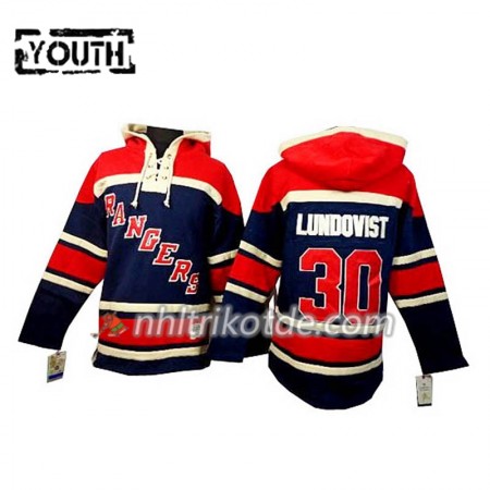 New York Rangers Henrik Lundqvist 30 Blau Sawyer Hooded Sweatshirt - Kinder